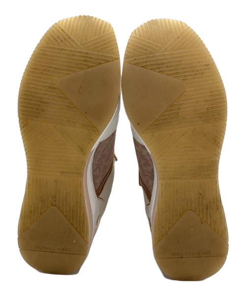 MICHAEL KORS（マイケル・コース）MICHAEL KORS (マイケル・コース) スニーカー ピンク×ホワイト サイズ:6Mの古着・服飾アイテム