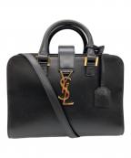 Saint Laurent Parisサンローランパリ）の古着「ベイビーカバス レザー 2WAYハンドバッグ」｜ブラック