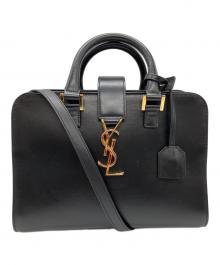 Saint Laurent Paris（サンローランパリ）の古着「ベイビーカバス レザー 2WAYハンドバッグ 」｜ブラック