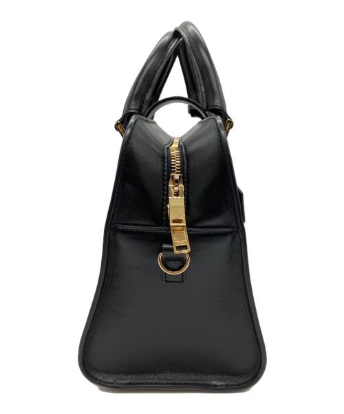 Saint Laurent Paris（サンローランパリ）Saint Laurent Paris (サンローランパリ) ベイビーカバス レザー 2WAYハンドバッグ  ブラックの古着・服飾アイテム