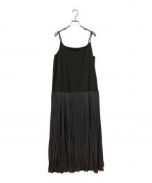 Noble（ノーブル）の古着「シアーシフォンプリーツキャミワンピース」｜グレー