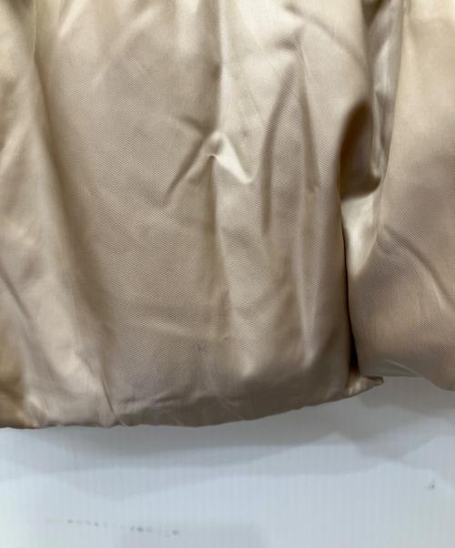 ANAYI（アナイ）ANAYI (アナイ) フォックスファー付きダウンコート ベージュ サイズ:Mの古着・服飾アイテム