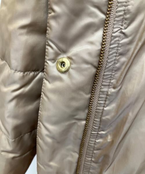 ANAYI（アナイ）ANAYI (アナイ) フォックスファー付きダウンコート ベージュ サイズ:Mの古着・服飾アイテム