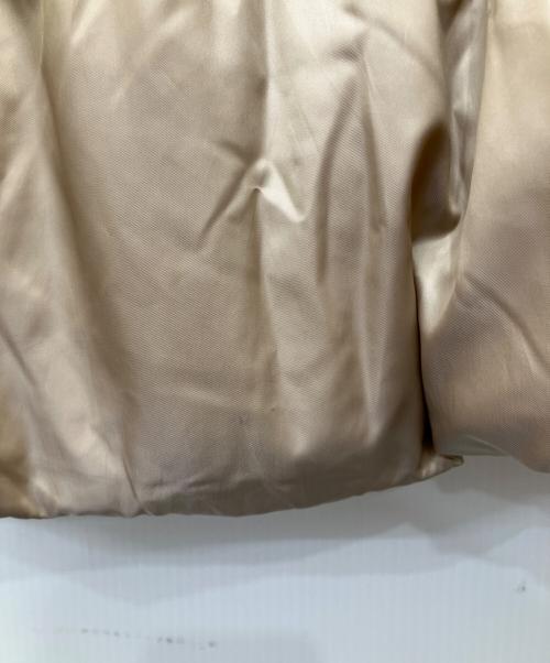 ANAYI（アナイ）ANAYI (アナイ) フォックスファー付きダウンコート ベージュ サイズ:Mの古着・服飾アイテム