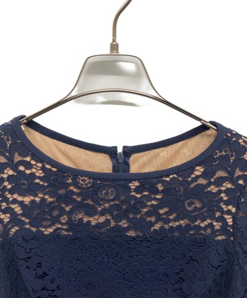 LAUREN RALPH LAUREN（ローレンラルフローレン）LAUREN RALPH LAUREN (ローレンラルフローレン) LAUREN RALPH LAUREN レースワンピース ネイビーの古着・服飾アイテム