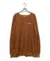 Dime（ダイム）の古着「Wave Cable Knit Sweater」｜ブラウン