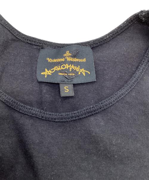 Vivienne Westwood ANGLOMANIA（ヴィヴィアンウエストウッドアングロマニア）Vivienne Westwood ANGLOMANIA (ヴィヴィアンウエストウッドアングロマニア) プリントTシャツ ブラック サイズ:Sの古着・服飾アイテム