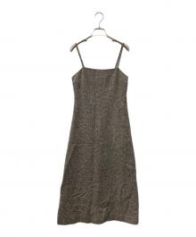 MADISON BLUE（マディソンブルー）の古着「TWEED CAMISOLE OP」｜ベージュ