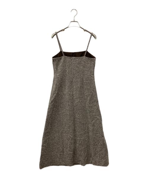 MADISON BLUE（マディソンブルー）MADISON BLUE (マディソンブルー) TWEED CAMISOLE OP ベージュ サイズ:00の古着・服飾アイテム