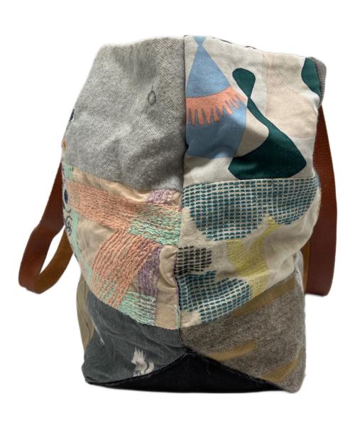 mina perhonen（ミナ ペルホネン）mina perhonen (ミナ ペルホネン) ピースバックバスケット ベージュの古着・服飾アイテム