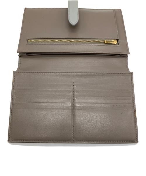 CELINE（セリーヌ）CELINE (セリーヌ) ラージストラップウォレット グレーの古着・服飾アイテム