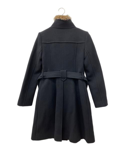 BURBERRY BLUE LABEL（バーバリーロンドンブルーレーベル）BURBERRY BLUE LABEL (バーバリーロンドンブルーレーベル) スタンドカラーコート ブラック サイズ:38の古着・服飾アイテム