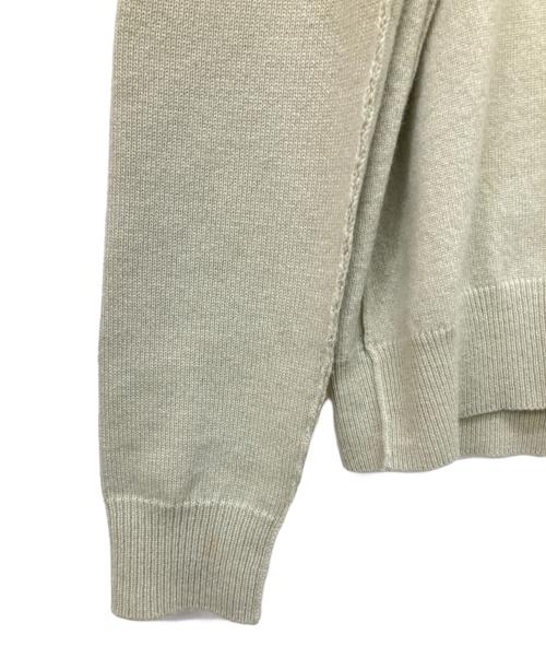 Maison Margiela（メゾンマルジェラ）Maison Margiela (メゾンマルジェラ) 22AWエコカシミア100％Vネックセーター グリーン サイズ:Mの古着・服飾アイテム