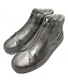 DIESEL（ディーゼル）の古着「S-LEROJI ZIP MID」｜シルバー
