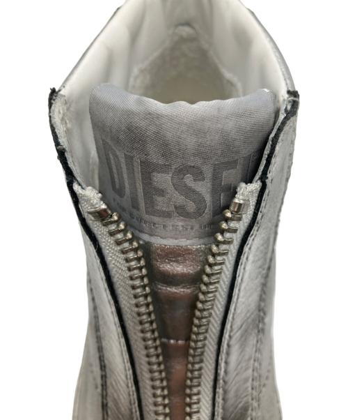 DIESEL（ディーゼル）DIESEL (ディーゼル) S-LEROJI ZIP MID シルバー サイズ:24.0の古着・服飾アイテム