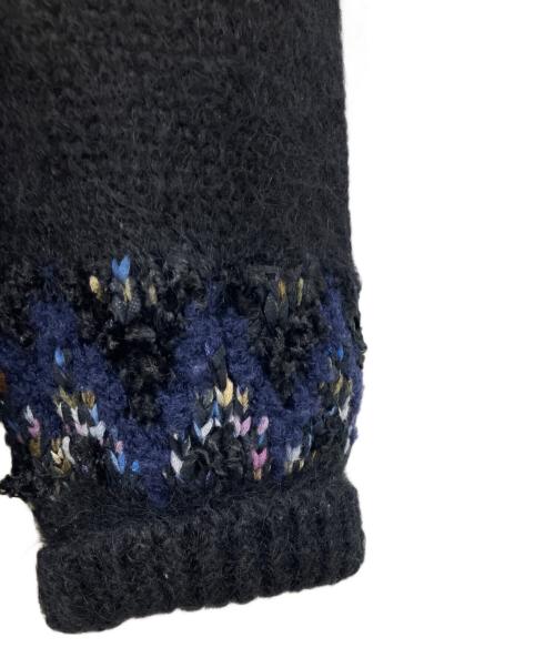 Coohem（コーヘン）Coohem (コーヘン) MOHAIR NORDIC KNIT/モヘアノルディックニット ブラック サイズ:Mの古着・服飾アイテム