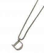 Christian Diorクリスチャン ディオール）の古着「CDラインストーンチョーカー」｜シルバー