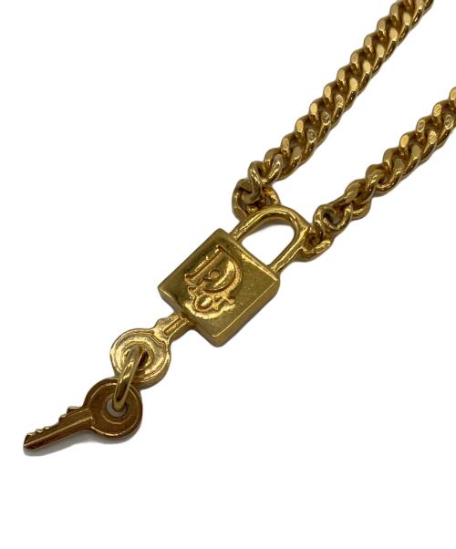 Christian Dior（クリスチャン ディオール）Christian Dior (クリスチャン ディオール) カデナゴールドネックレス ゴールドの古着・服飾アイテム