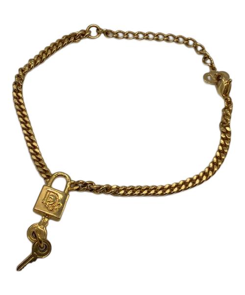 Christian Dior（クリスチャン ディオール）Christian Dior (クリスチャン ディオール) カデナゴールドブレスレット ゴールドの古着・服飾アイテム