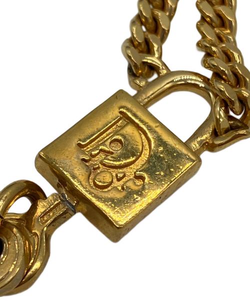 Christian Dior（クリスチャン ディオール）Christian Dior (クリスチャン ディオール) カデナゴールドブレスレット ゴールドの古着・服飾アイテム