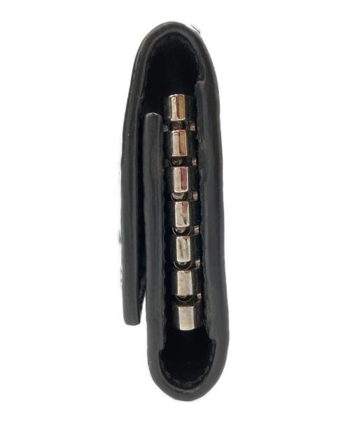 GUCCI（グッチ）GUCCI (グッチ) エンボスジャンボキーケース ブラックの古着・服飾アイテム