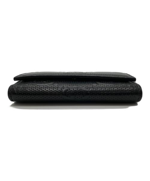 GUCCI（グッチ）GUCCI (グッチ) エンボスジャンボキーケース ブラックの古着・服飾アイテム