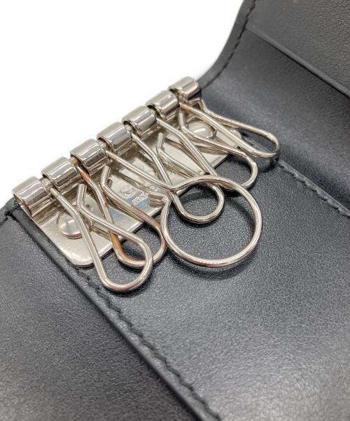 GUCCI（グッチ）GUCCI (グッチ) エンボスジャンボキーケース ブラックの古着・服飾アイテム