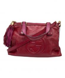 GUCCI（グッチ）の古着「ソーホー2wayバッグ」｜レッド