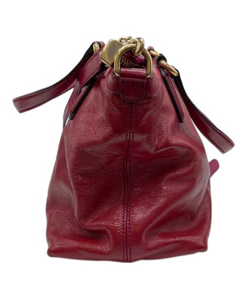 GUCCI（グッチ）GUCCI (グッチ) ソーホー2wayバッグ レッドの古着・服飾アイテム