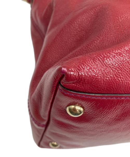 GUCCI（グッチ）GUCCI (グッチ) ソーホー2wayバッグ レッドの古着・服飾アイテム