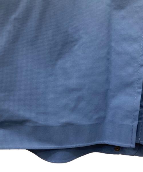 AIGLE（エーグル）AIGLE (エーグル) 透湿防水 3レイヤーフーデッドコート ブルー サイズ:36の古着・服飾アイテム