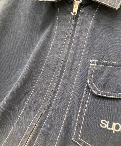 SUPREME（シュプリーム）SUPREME (シュプリーム) Contrast Stitch Work Jacket ネイビー サイズ:Mの古着・服飾アイテム