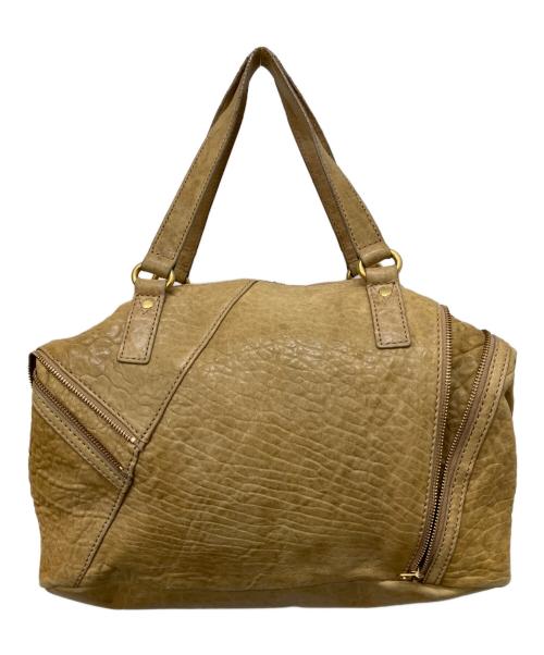 Marc by Marc Jacobs（マークバイマークジェイコブス）Marc by Marc Jacobs (マークバイマークジェイコブス) レザーハンドバッグ ブラウンの古着・服飾アイテム