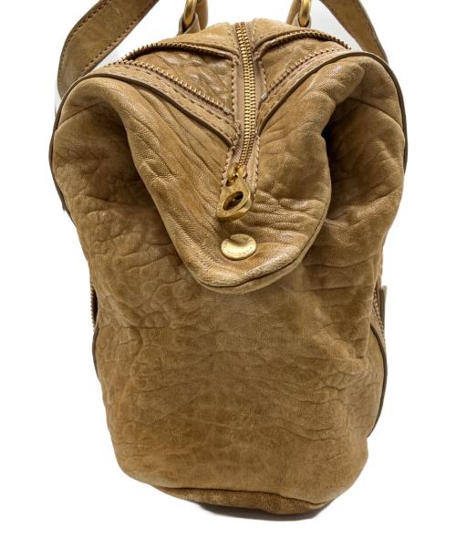 Marc by Marc Jacobs（マークバイマークジェイコブス）Marc by Marc Jacobs (マークバイマークジェイコブス) レザーハンドバッグ ブラウンの古着・服飾アイテム