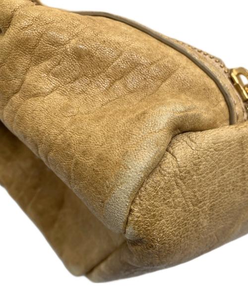 Marc by Marc Jacobs（マークバイマークジェイコブス）Marc by Marc Jacobs (マークバイマークジェイコブス) レザーハンドバッグ ブラウンの古着・服飾アイテム