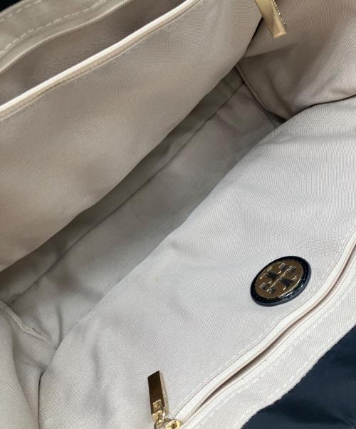 TORY BURCH（トリーバーチ）TORY BURCH (トリーバーチ) ナイロントートバッグ ブラックの古着・服飾アイテム