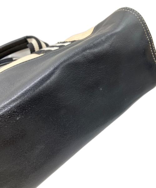 TORY BURCH（トリーバーチ）TORY BURCH (トリーバーチ) キャンバストートバッグ ブラウンの古着・服飾アイテム