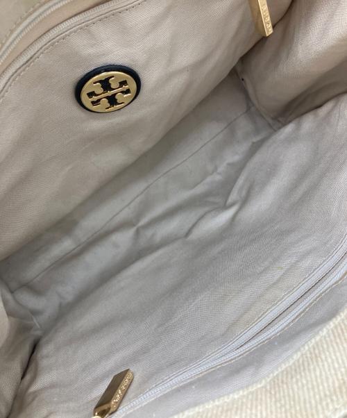 TORY BURCH（トリーバーチ）TORY BURCH (トリーバーチ) キャンバストートバッグ ブラウンの古着・服飾アイテム
