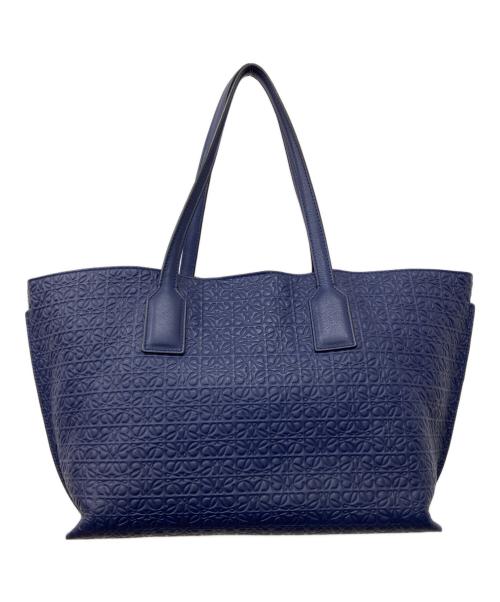 LOEWE（ロエベ）LOEWE (ロエベ) リピートアナグラムTショッパー ブルーの古着・服飾アイテム