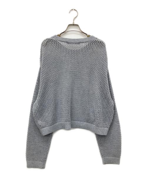 mizuiro-ind（ミズイロインド）mizuiro-ind (ミズイロインド) メッシュニット スカイブルー サイズ:表記なしの古着・服飾アイテム