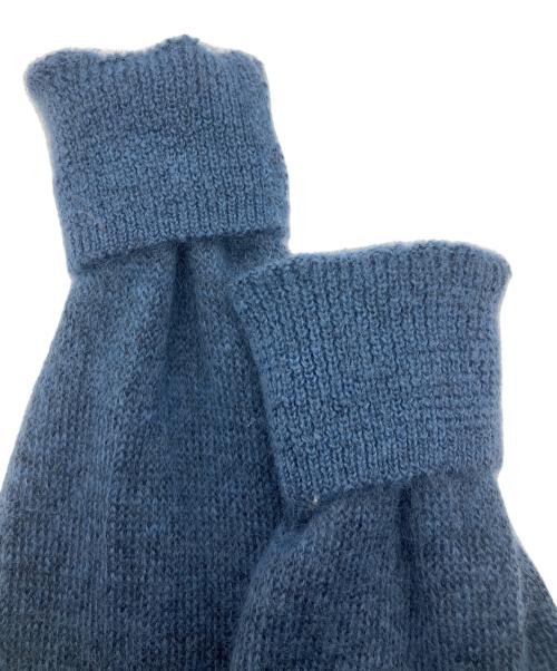 Yonetomi（ヨネトミ）yonetomi (ヨネトミ) SHAGGY MOHAIR CARDIGAN ブルー サイズ:1の古着・服飾アイテム