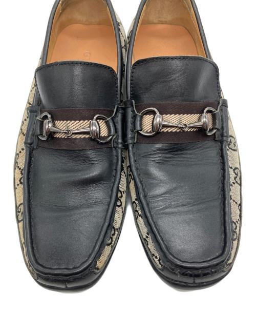 GUCCI（グッチ）GUCCI (グッチ) ドライビングシューズ ブラック サイズ:41の古着・服飾アイテム
