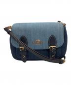 COACHコーチ）の古着「ショルダーバッグ」｜インディゴ