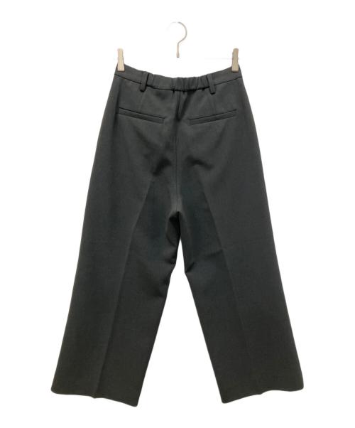 Spick and Span（スピック＆スパン）Spick and Span (スピック＆スパン) ダブルクロスツータックパンツ ブラック サイズ:38の古着・服飾アイテム