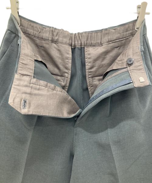 Spick and Span（スピック＆スパン）Spick and Span (スピック＆スパン) ダブルクロスツータックパンツ ブラック サイズ:38の古着・服飾アイテム