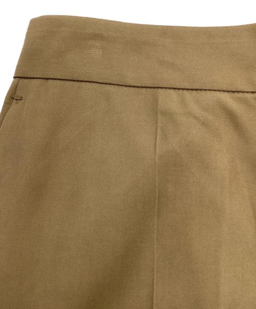 Spick and Span（スピック＆スパン）Spick and Span (スピック＆スパン) レーヨンツイルスリムフレアパンツ ブラウン サイズ:38の古着・服飾アイテム