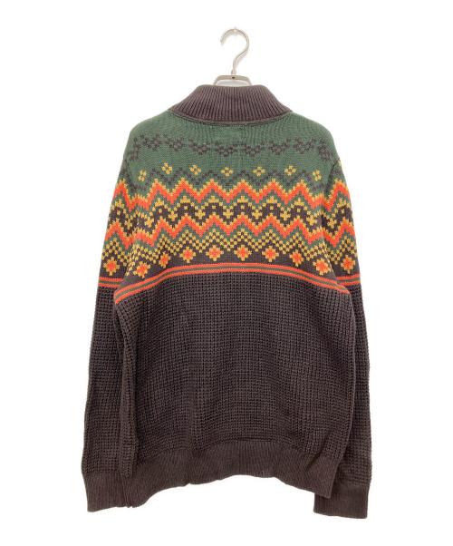 L.L.Bean（エルエルビーン）L.L.Bean (エルエルビーン) ハーフジップニット ブラウン サイズ:Mの古着・服飾アイテム