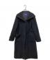BURBERRY BLUE LABEL（バーバリー ブルー レーベル）の古着「フーデッドコート」｜ブラック