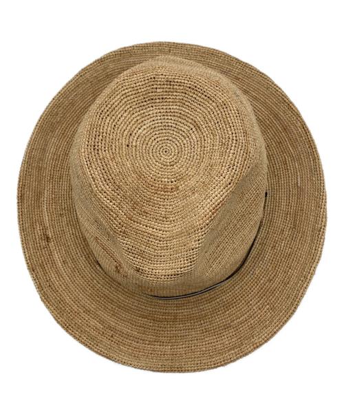 BORSALINO（ボルサリーノ）BORSALINO (ボルサリーノ) ストローハット ブラウンの古着・服飾アイテム