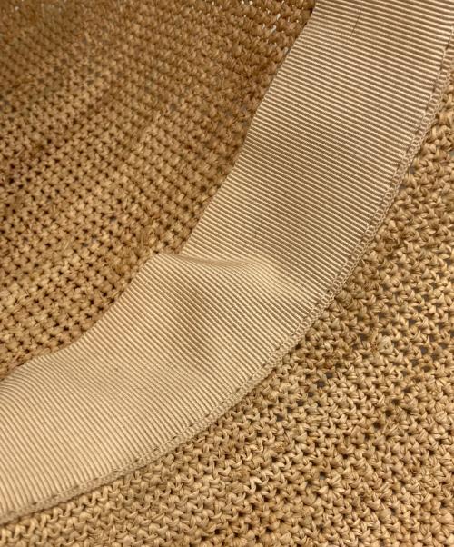 BORSALINO（ボルサリーノ）BORSALINO (ボルサリーノ) ストローハット ブラウンの古着・服飾アイテム